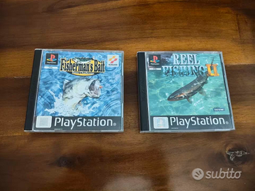 Reel fishing 2 e fisherman's bait sony ps1