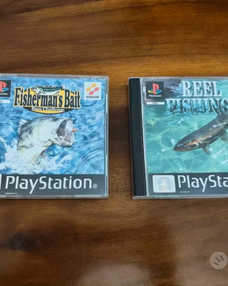 Reel fishing 2 e fisherman's bait sony ps1