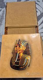 Blocco Notes in Pelle stampata e Papiro segna libr