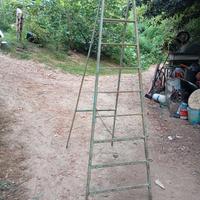 scala a cavalletto in ferro 9 gradini 