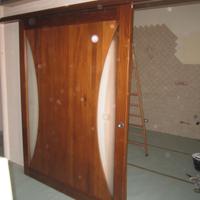 PORTA SCORREVOLE IN LEGNO-CILIEGIO X SEPARAZIONE A