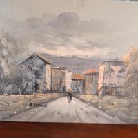 quadro a olio Paesaggio