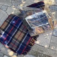2 coperte lana plaid damasco nuove mai utilizzate