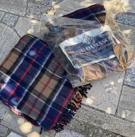2 coperte lana plaid damasco nuove mai utilizzate