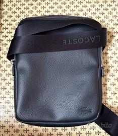Borsa a tracolla Lacoste black nera