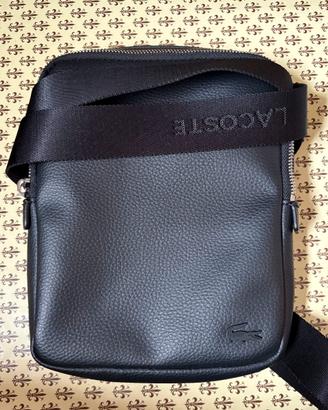 Borsa a tracolla Lacoste black nera