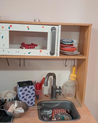 Cucina per bambini con accessori