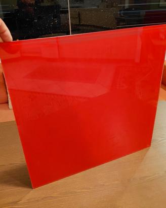 Lavagna magnetica in vetro Rosso Sigel 48x48