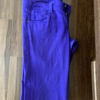 Pantalone jeans viola