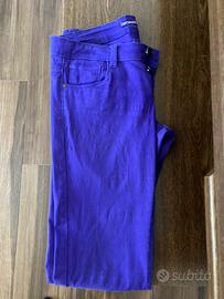 Pantalone jeans viola