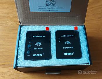 set trasmettitore e ricevitore audio wifi