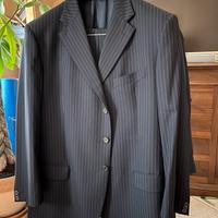 Abito Lubiam completo uomo gessato nero tg.60