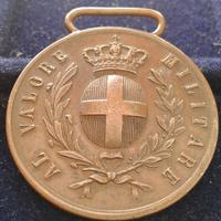 Medaglia Valore Militare Bronzo WW1 WW2 REI