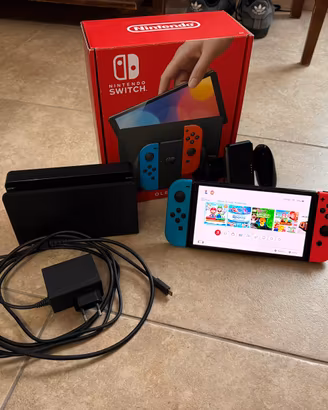 Nintendo Switch OLED Neon Rosso/Blu