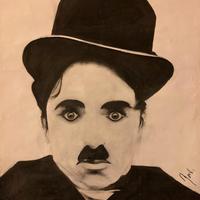 quadro su tela charlie chaplin