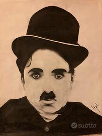 quadro su tela charlie chaplin
