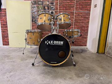 Batteria X-Drum Professional Satinata