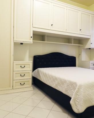 Letto contenitore in ecopelle testa di moro
