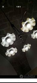lampadario a soffitto 5 luci