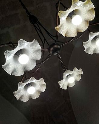 lampadario a soffitto 5 luci