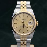 Rolex Datejust 16233 Champagne Oro 36 mm
