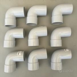 First Plast CUGN687 9x Curva PVC Ø63 87°30’
