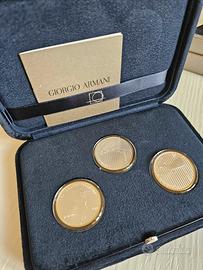 Trittico Monete Argento Giorgio Armani 