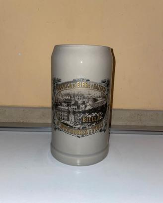 BIRRA MENABREA BIELLA BOCCALE DA 1 LITRO ANNI '90