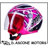 CASCO BIMBA SPIDER ROSA 2.0 TG.M 49-50 CM