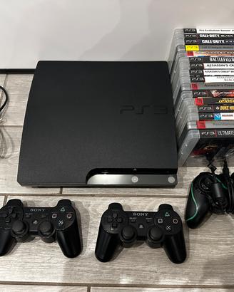 Sony PlayStation 3 Slim PS3 + Joypad + Giochi