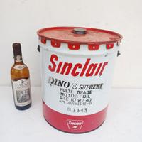 bidone olio latta SINCLAIR