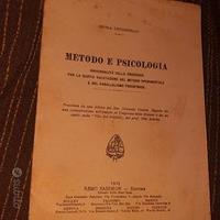 Metodo e psicologia 1925 Nicola Licciardello