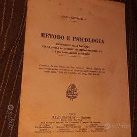 Metodo e psicologia 1925 Nicola Licciardello