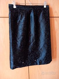 Gonna elegante a tubino in misto viscosa