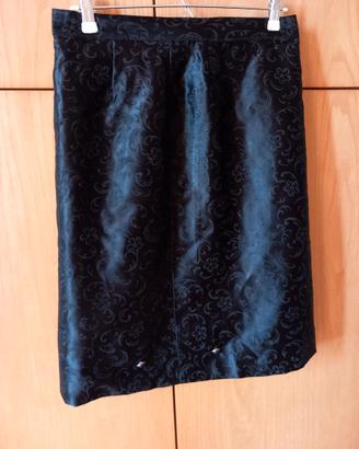 Gonna elegante a tubino in misto viscosa