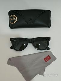 Rayban Wayfarer Nero POLARIZZATE  Verdi