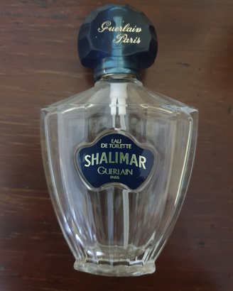 Bottiglia profumo vuota Shalimar di Guerlain