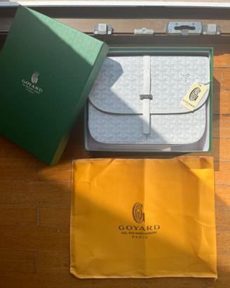 tracolla/borsa goyard bianca