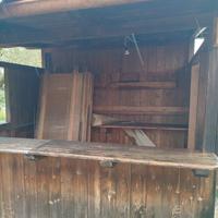 Chiosco bar in legno