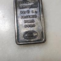 Lingotto in argento puro 999 100 g pezzo esclusiv