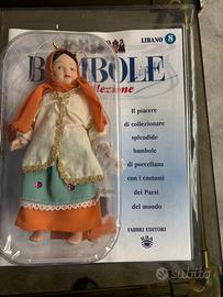 Lotto bambole di porcellana “Bambole del mondo”