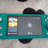 Nintendo Switch lite turquesa animal crossing 