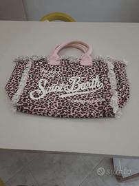 Borsa vanity leopardata