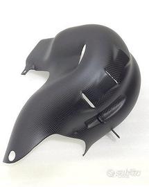 PARACALORE CARBONIO SCARICHI AKRAPOVIC PANIALE V4
