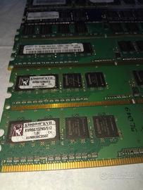 RAM DDR/DDR400/DDR2 PER PC  DESKTOP 