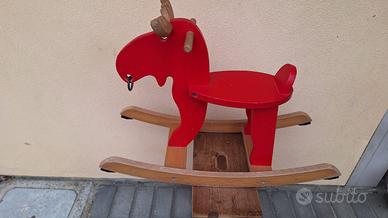 Alce a dondolo in legno IKEA Ekorre