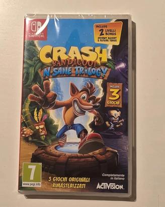 Crash Bandicoot 'n'Sane Trilogy SWITCH NUOVO SIGIL