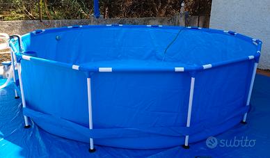 Piscina Bestway Steel Pro 3.66 x 84 H rotonda.