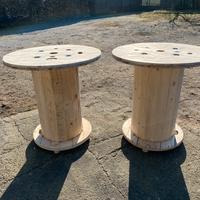 Tavoloni tondi industrial design bobine