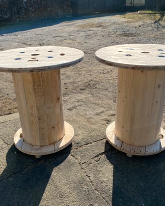 Tavoloni tondi industrial design bobine